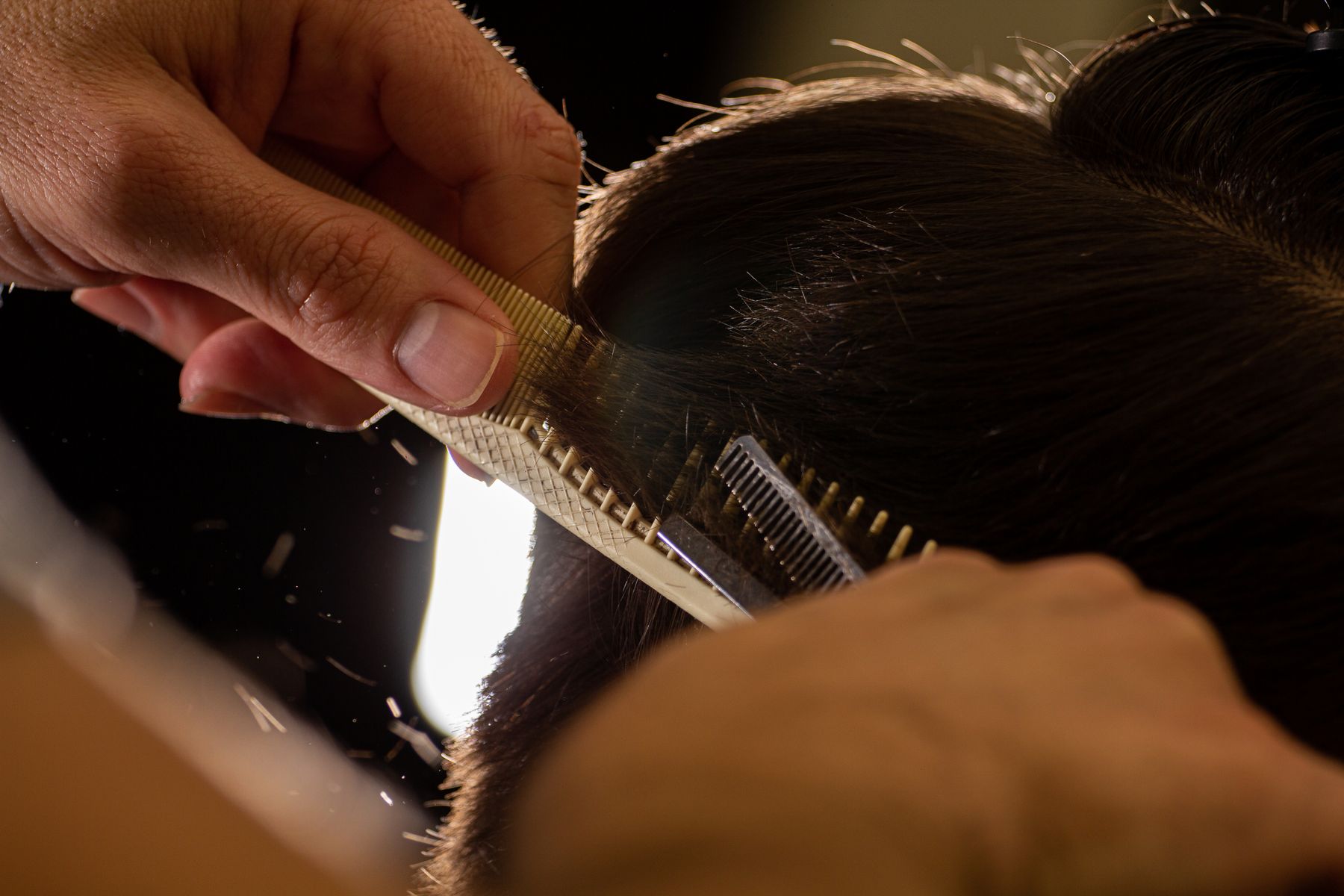 Coupe femme au salon CarterHair
