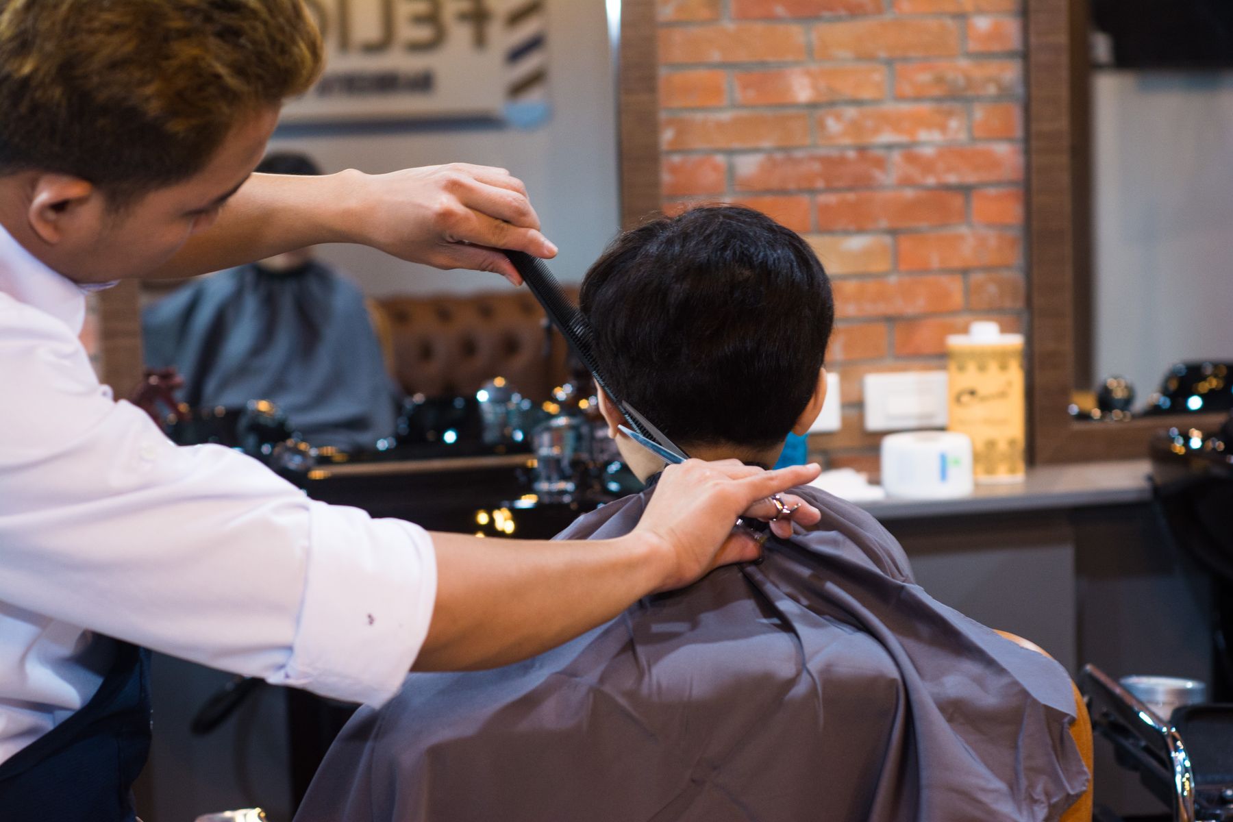 Coupe homme & barbe : détail 1